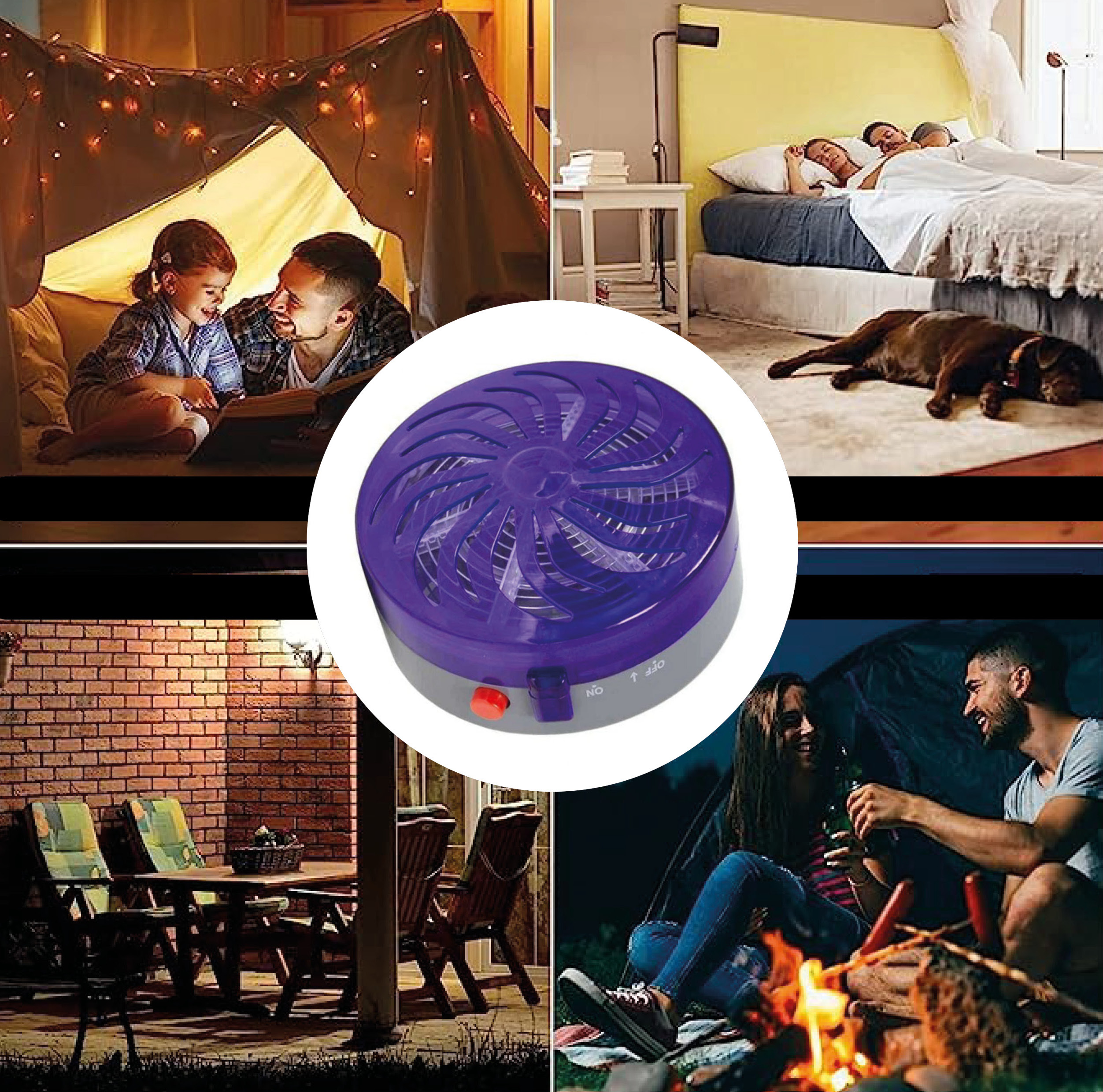 efektívny solárny lapač hmyzu na okná